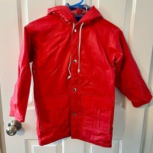 Girls Hooded Rain Jacket